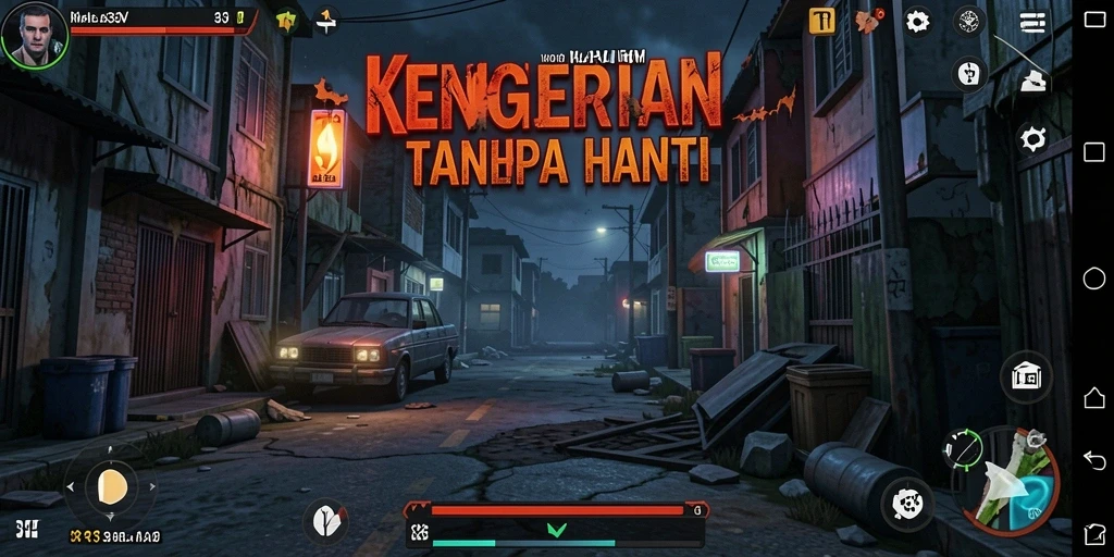 Tampilan screenshot menarik dari gameplay menakutkan 333V.