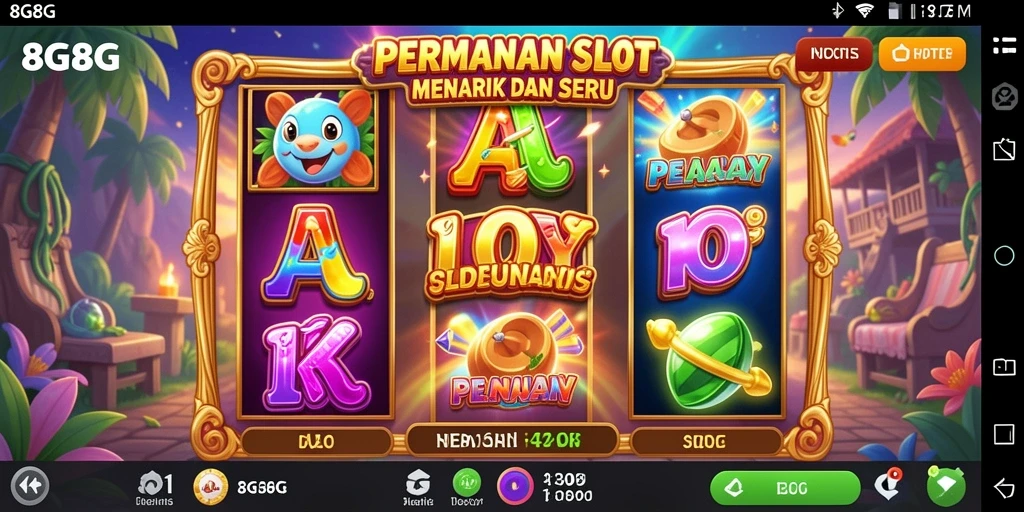 Gameplay Slot yang seru dan mengasyikkan di 8G8G.