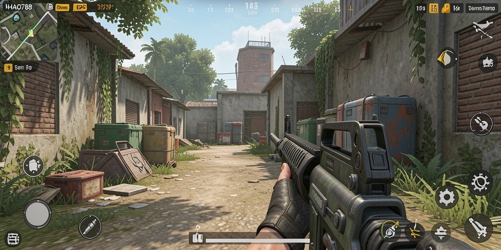 Gameplay seru HAO788 dengan pertarungan TPS yang mendebarkan.