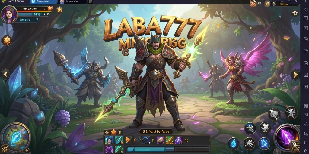 Tampilan gameplay <strong>LABA777</strong> yang menampilkan pertempuran epik dan petualangan menarik.