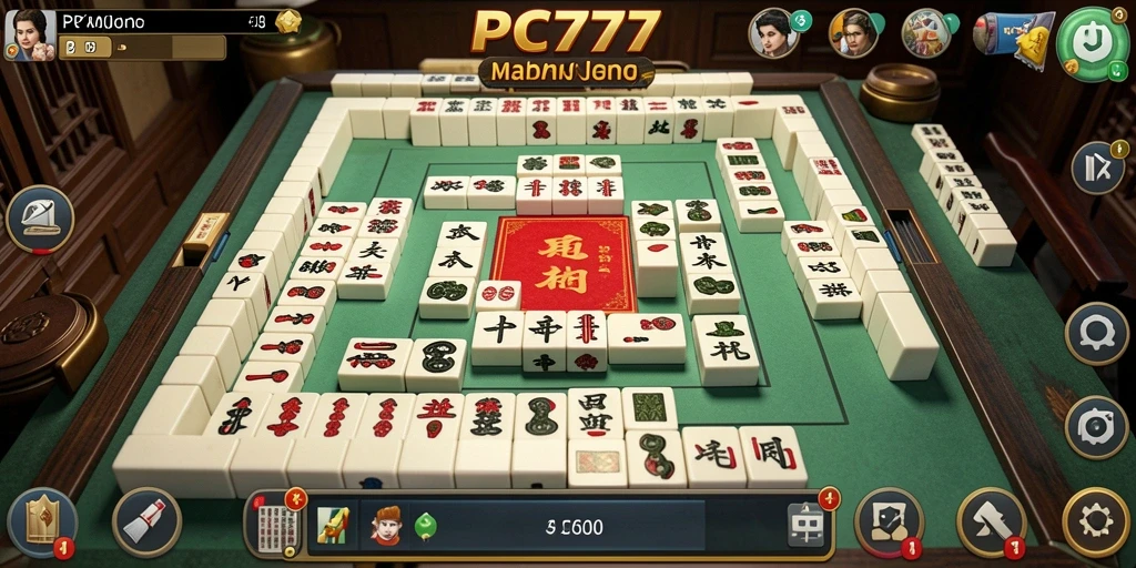 Tampilan menyenangkan gameplay Mahjong di PC777.