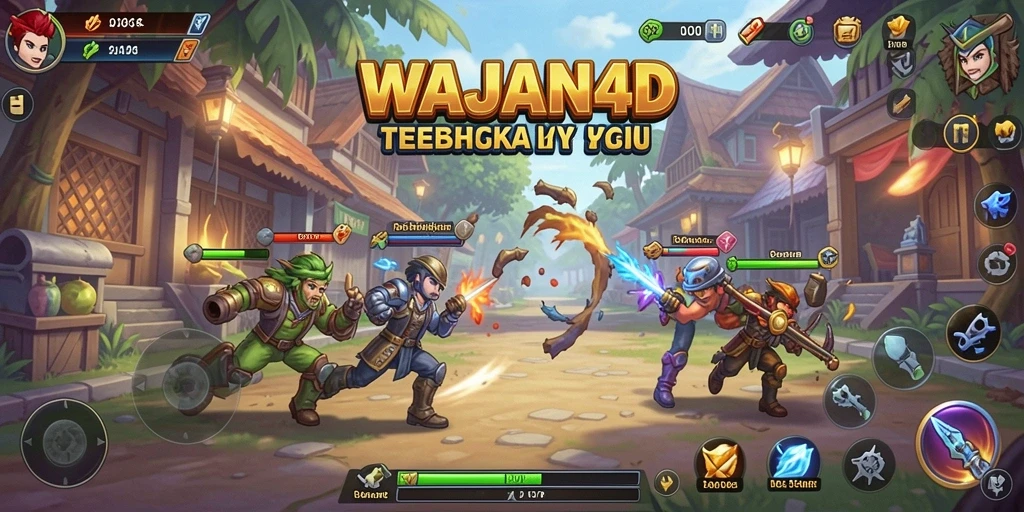 Tampilan antarmuka WAJAN4D yang menarik dan fungsional.
