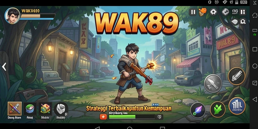 Tampilan utama gameplay <strong>WAK89</strong> dengan berbagai strategi menarik.